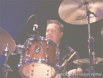 Jimmy Boudreau Playing drums